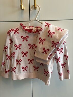 GAP Baby Bow Sweater Outfit Set